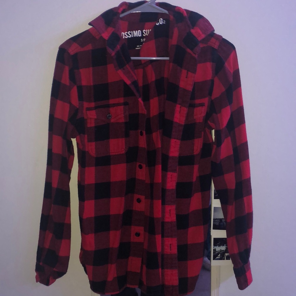 Red and black flannel